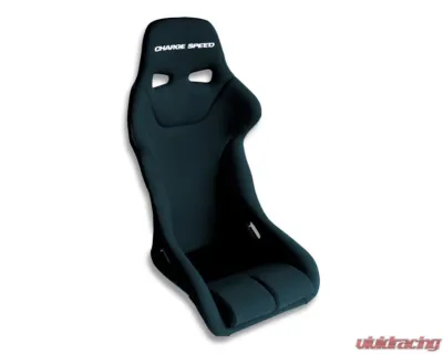 Charge Speed Bucket Racing Seat Genoa Type FRP Black - BCSEAT-GF01