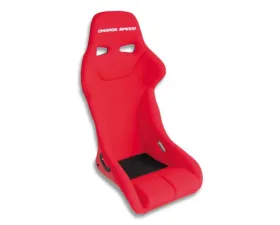 Charge Speed Bucket Racing Seat Genoa Type Kevlar Red