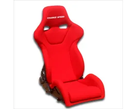 Charge Speed Racing Seat Genoa R Reclined Carbon Red