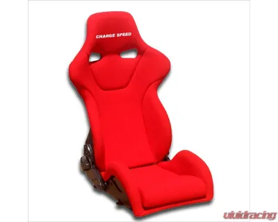 Charge Speed Racing Seat Genoa R Reclined Carbon Red - BCSEAT-GRC02