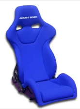 Charge Speed Racing Seat Genoa R Reclined FRP Blue                                     - BCSEAT-GRF03 - Image 2