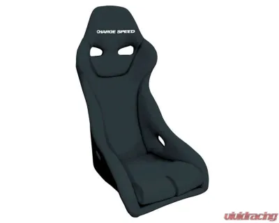 Charge Speed Bucket Racing Seat Genoa S Type FRP Black - BCSEAT-GSF01