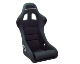 Charge Speed Bucket Racing Seat Shark Type Carbon Black