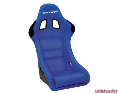 Charge Speed Bucket Racing Seat Shark Type Carbon Blue - BCSEAT-HC03