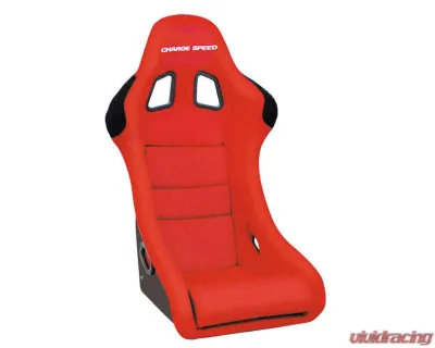 Charge Speed Bucket Racing Seat Shark Type FRP Red - BCSEAT-HF02