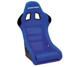 Charge Speed Bucket Racing Seat Shark Type FRP Blue