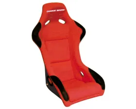 Charge Speed Bucket Racing Seat Sport Type Carbon Red