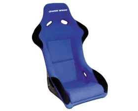 Charge Speed Bucket Racing Seat Sport Type Carbon Blue