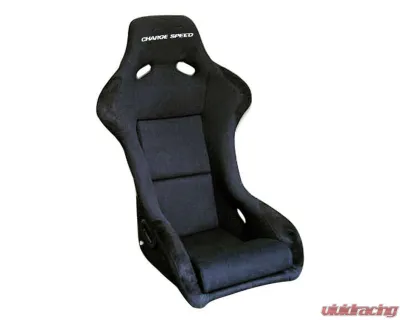 Charge Speed Bucket Racing Seat Sport Type FRP Black - BCSEAT-SF01