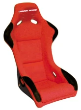 Charge Speed Bucket Racing Seat Sport Type FRP Red                                     - BCSEAT-SF02 - Image 2