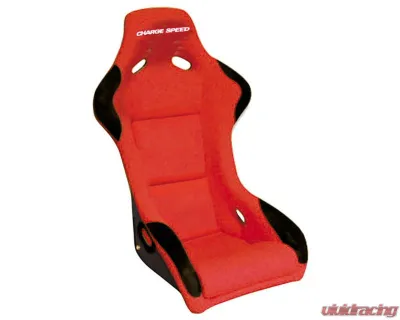 Charge Speed Bucket Racing Seat Sport Type FRP Red - BCSEAT-SF02