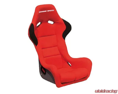 Charge Speed Bucket Racing Seat Spiritz SR Type FRP Red - BCSEAT-SRF02