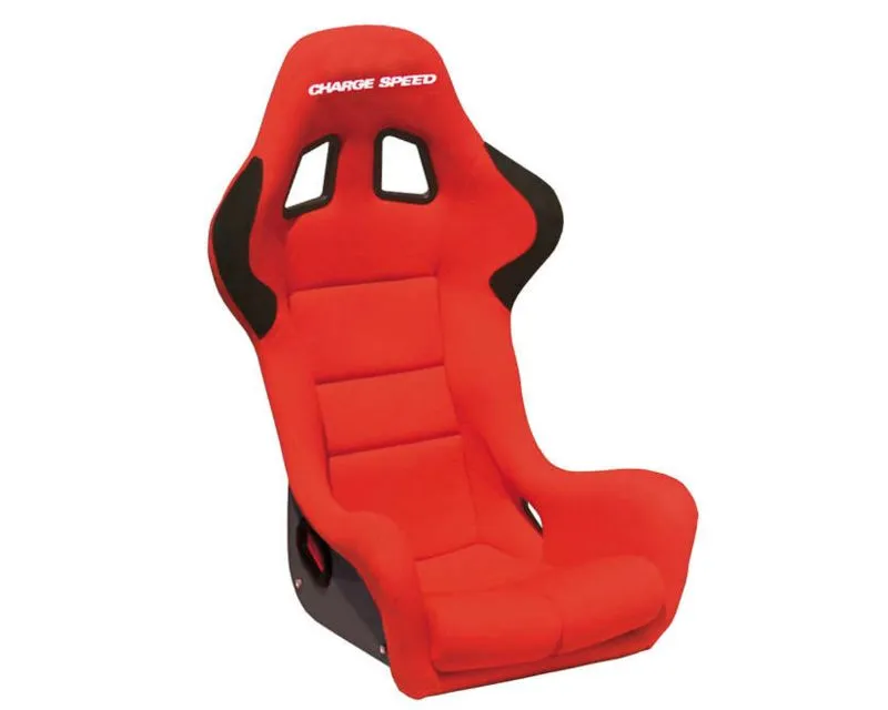 Charge Speed Bucket Racing Seat Spiritz SS Type FRP Red - BCSEAT-SSF02
