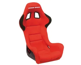 Charge Speed Bucket Racing Seat Spiritz SS Type FRP Red