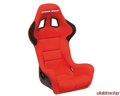 Charge Speed Bucket Racing Seat Spiritz SS Type FRP Red - BCSEAT-SSF02