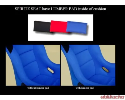 Charge Speed Bucket Racing Seat Spiritz SS Type FRP Red - BCSEAT-SSF02