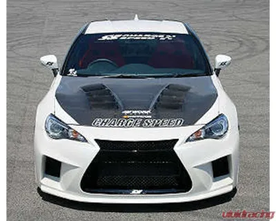 Charge Speed FRP Type-2 Front Bumper w/ OEM Turn Signal Scion FR-S 2013-2016 - BCSF13-CS960FB2BL