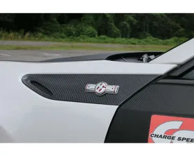Charge Speed Carbon Front Fenders Garnish Pair Scion | Toyota 2013-2020