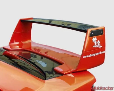 Charge Speed Carbon Full Composite Wing Straight w/ Carbon Top Blade Subaru Impreza WRX 2002-2007 - BCSI02-CS978CW3