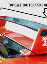 Charge Speed Half Composite Straight Carbon Top Blade Subaru Impreza WRX 2002-2007                                     - BCSI02-CS978CW5 - Image 2