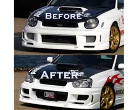 Charge Speed FRP Zenki/ Round Eye Model Face Lift Kit Subaru Impreza WRX 2002-2003