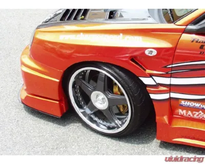 Charge Speed FRP 20mm Blister Front Fender Pair Subaru Impreza WRX 2002-2003 - BCSI02-CS978FF