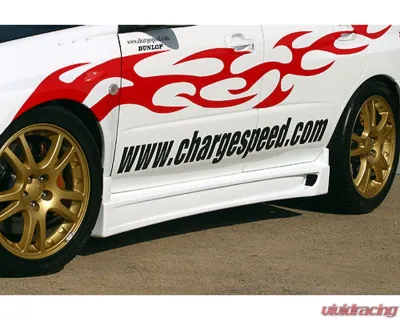 Charge Speed Zenki/ Round Eye Model Type-2 Full Bumper Kit w/ 3D Carbon Center Flap Subaru Impreza WRX 2002-2003 - BCSI02-CS978FKD