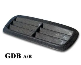 Charge Speed Carbon Outlet Style Hood Duct Subaru Impreza WRX 2002-2003