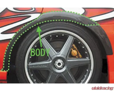 Charge Speed Carbon Body Over Fender Pair Subaru Impreza WRX 2002-2007 - BCSI02-CS978OFC