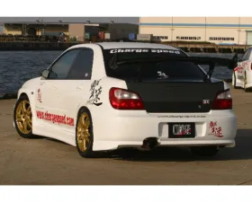 Charge Speed FRP Zenki/ Round Eye Model Type-1 Rear Bumper Subaru Impreza WRX 2002-2003