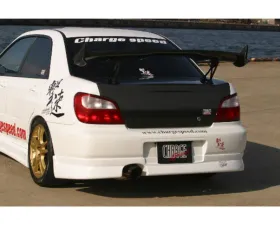 Charge Speed FRP Zenki/ Round Eye Model Rear Skirt Subaru Impreza WRX 2002-2003