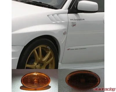 Charge Speed Crystal Amber Side Signal Lens Subaru Impreza WRX 2002-2007 - BCSI02-CS978SLA