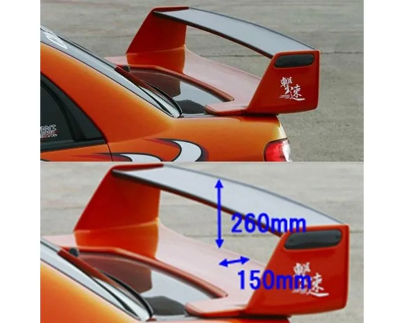 Charge Speed Carbon Top w/ FRP Based WR Wing Subaru Impreza WRX 2002-2007 - BCSI02-CS978WRC1