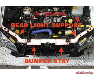 Charge Speed FRP Chuki Peanut Eyes Model Face Lift Kit Subaru Impreza WRX 2004-2005 - BCSI04-CS977FEL