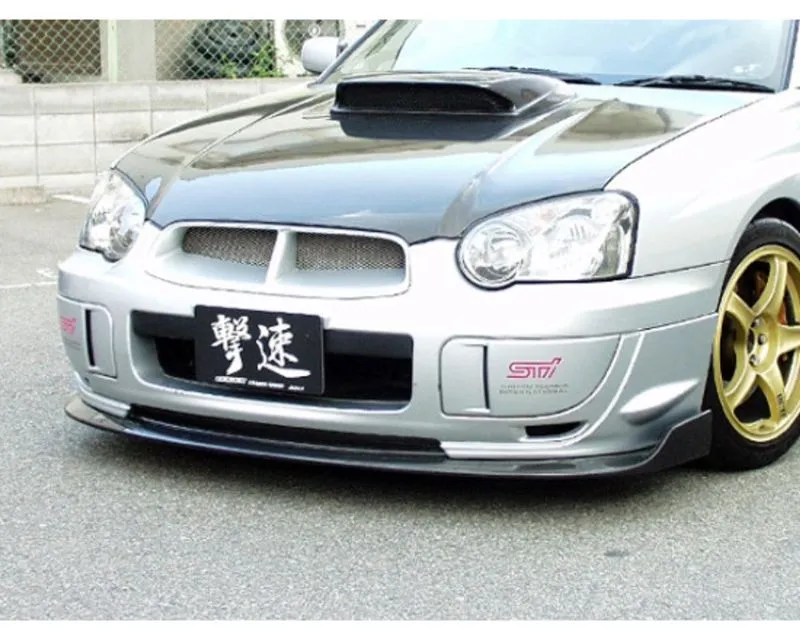 Charge Speed FRP Peanut Eyes Middle Term Bottom Lines Type-2 Front Lip Subaru Impreza WRX 2004-2005 - BCSI04-CS977FL2F