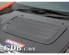 Charge Speed Peanut Eyes Carbon Outlet Style Hood Duct Subaru Impreza WRX 2004-2005