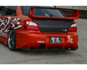 Charge Speed Peanut & Hawk Eyes Models Eyes Type-2 Rear Bumper w/ Carbon Diffuser Subaru Impreza WRX 2004-2007