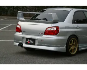 Charge Speed FRP Peanut Eyes Middle Model Rear Skirt Subaru Impreza WRX 2004