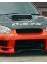 Charge Speed Peanut Eyes Type-2 Full Bumper Kit w/ 3D Carbon Center Subaru Impreza WRX 2005                                     - BCSI05-CS977FKDA - Image 4