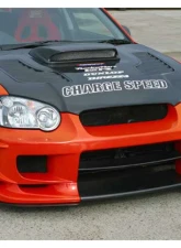 Charge Speed Peanut Eyes Type-2 Full Bumper Kit w/ Straight Carbon Center Subaru Impreza WRX 2005                                     - BCSI05-CS977FKSA - Image 4