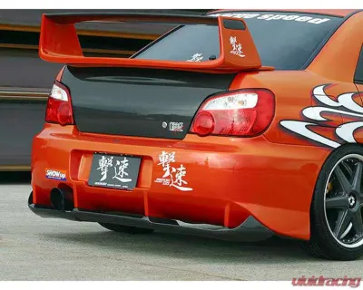 Charge Speed Peanut Eyes Type-2 Full Bumper Kit w/ Straight Carbon Center Subaru Impreza WRX 2005 - BCSI05-CS977FKSA