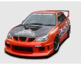 Charge Speed Hawk Eyes Type-1A Full Bumper Kit w/ Type-2 Side Skirts Subaru Impreza WRX 2006-2007