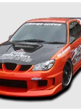 Charge Speed Hawk Eyes Type-1A Full Bumper Kit w/ Type-2 Side Skirts Subaru Impreza WRX 2006-2007                                     - BCSI06-CS975FK1A2 - Image 3
