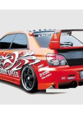 Charge Speed Hawk Eyes Type-1A Full Bumper Kit w/ Type-2 Side Skirts Subaru Impreza WRX 2006-2007                                     - BCSI06-CS975FK1A2 - Image 2