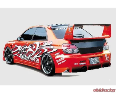 Charge Speed Hawk Eyes Type-1A Full Bumper Kit w/ Type-2 Side Skirts Subaru Impreza WRX 2006-2007 - BCSI06-CS975FK1A2