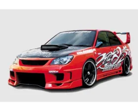Charge Speed Hawk Eyes Type-2 Full Bumper Kit w/ 3-D Carbon Center Subaru Impreza WRX 2006-2007