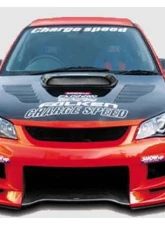 Charge Speed Hawk Eyes Type-2 Full Bumper Kit w/ 3-D Carbon Center Subaru Impreza WRX 2006-2007                                     - BCSI06-CS975FKD - Image 2