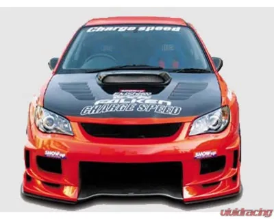 Charge Speed Hawk Eyes Type-2 Full Bumper Kit w/ 3-D Carbon Center Subaru Impreza WRX 2006-2007 - BCSI06-CS975FKD