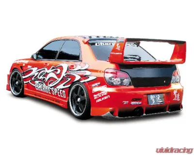 Charge Speed Hawk Eyes Type-2 Full Bumper Kit w/ 3-D Carbon Center Subaru Impreza WRX 2006-2007 - BCSI06-CS975FKD