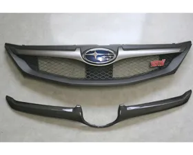Charge Speed Carbon Front Grill Finisher Subaru WRX 2008-2010